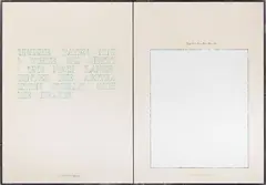 Senza titolo by Gianni-Emilio Simonetti, 1974, mixed media on paper applicata on faesite, offered Jun 2024