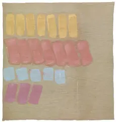 Senza titolo by Giorgio Griffa, 1978, acrylic on canvas, offered Jun 2024