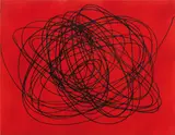 Roberto Crippa, Spirale (frammento), 1951, oil on canvas board