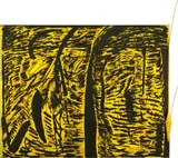 Mimmo Paladino, Selvatico, 1979, tempera and collage on paper and canvas