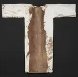 Hermann Nitsch, Aktions hemd, 1987, mixed media on stoffa