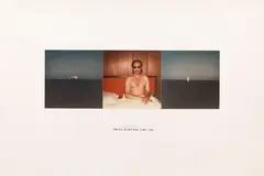 Urs Lüthi, The Sun Shines also in America, 1977, tre stampe cromogeniche d'epoca on cardboard