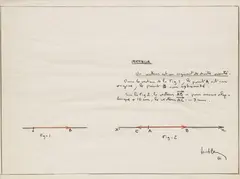 Vecteur by Bernar Venet, 1966, pencil and charcoal on paper, offered Jun 2024