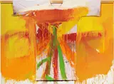 Hermann Nitsch, HF Danielle/Reb, 2002, acrylic and camicia on canvas