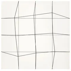 Gianni Colombo, Spazio elastico, 1973, mixed media and assemblaggio on panel