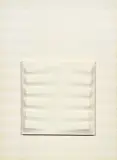 Senza titolo by Agostino Bonalumi, mixed media on paper applicata on panel, offered May 2024