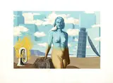Un Bombardon Libère son Bouquet de Flammes by René Magritte, 1968, lithograph a colori, offered May 2024
