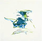 Mario Schifano, Al mare, 1988, lithograph on paper