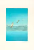 Antonio Bueno, Verso il paradiso di Bengodi, lithograph a colori