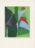 Marino Marini, L'immaginazione, 1966, lithograph a colori