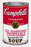 Due grafiche a soggetto «Campbell's Soup» by Andy Warhol, screenprint a colori, offered May 2024