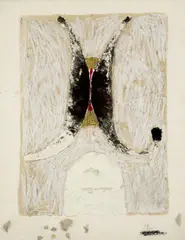 Kumi Sugai, Étude pour la Femme, 1957, lithograph ritoccata a mano