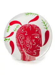 Fortissima fortuna by Mimmo Paladino, 2015, Piatto in ceramica, offered May 2024