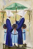 Rodolfo Marma, Monachine, oil on canvas board