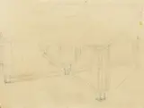 Fortunato Depero, Tavolo (studio preliminare)