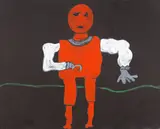 Dai nostri antenati by Tano Festa, 1987, acrylic on canvas, offered May 2024