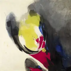 Estrazione by Luciano Gaspari, oil on canvas, offered May 2024