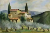 Nino Tirinnanzi, Paesaggio con casolare