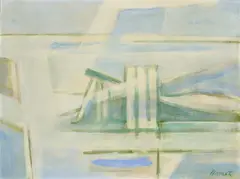Armando Pizzinato, Senza titolo, oil on canvas