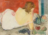 Adriano Spilimbergo, Senza titolo, oil on canvas