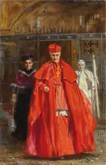 Sinibaldo Tordi, Cardinale, oil on canvas