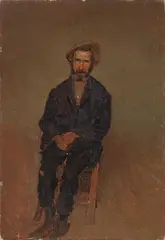 Pescatore by Oscar Ghiglia, 1917, oil on canvas, offered Apr 2024