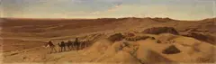 Stefano Ussi, Carovana nel deserto, 1869, oil on canvas