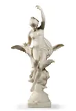 Émile Louis Picault, Des Mystérieuses profondeurs elle apporte à l'homme l'étincelle divine, Scultura in marmo