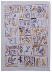 Senza titolo by Riccardo Licata, 1967, Stampa offset, offered Mar 2024
