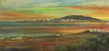 Domenico Purificato, Paesaggio marino, oil on canvas