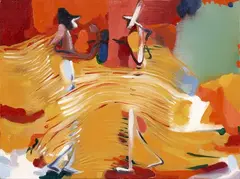 Marco Cingolani, Ring, 2002, oil on canvas