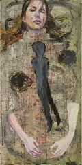 Sleeping Devil by Dormice, 1999, oil and acrylic on canvas, offered Mar 2024