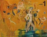Dormice, Flood 1, 2002, oil on canvas