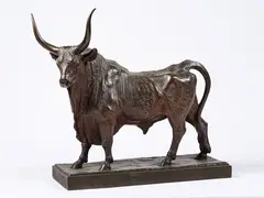 Auguste Clésinger, Toro romano, 1857, scultura in bronze