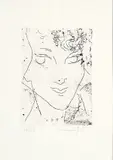 Alberto Manfredi, Volto, etching