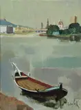 Silvio Polloni, Paesaggio sull'Arno