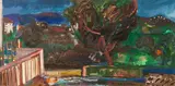 Alfredo Fabbri, Paesaggio, 1961, oil on canvas