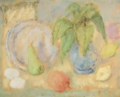 Pio Semeghini, Natura morta, 1946, oil on compensato