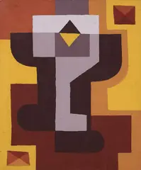 Léon Gischia, Fruttiera, 1973, oil on canvas