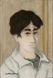Marcello Boccacci, Ritratto, oil on cardboard