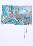 Senza titolo by Mario Schifano, enamel and grafite on canvas, offered Feb 2024