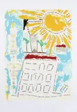 Mario Schifano, Province, screenprint a colori