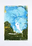 Mario Schifano, Cielo alto, screenprint a colori