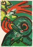 Bengt Lindström, Senza titolo, screenprint a colori