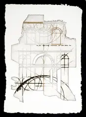 Senza titolo by Walter Valentini, etching, offered Feb 2024