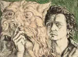 Roberto Barni, Senza titolo, screenprint a colori