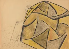 Marco Cingolani, Don Chisciotte, 1982, mixed media on paper