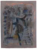 Figura by Santiago Cogorno, 1960, pastel on paper, offered Feb 2024