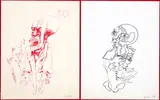 Tino Vaglieri, Quattro disegni