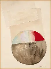 Eugenio Carmi, Senza titolo, 1991, watercolour on paper
